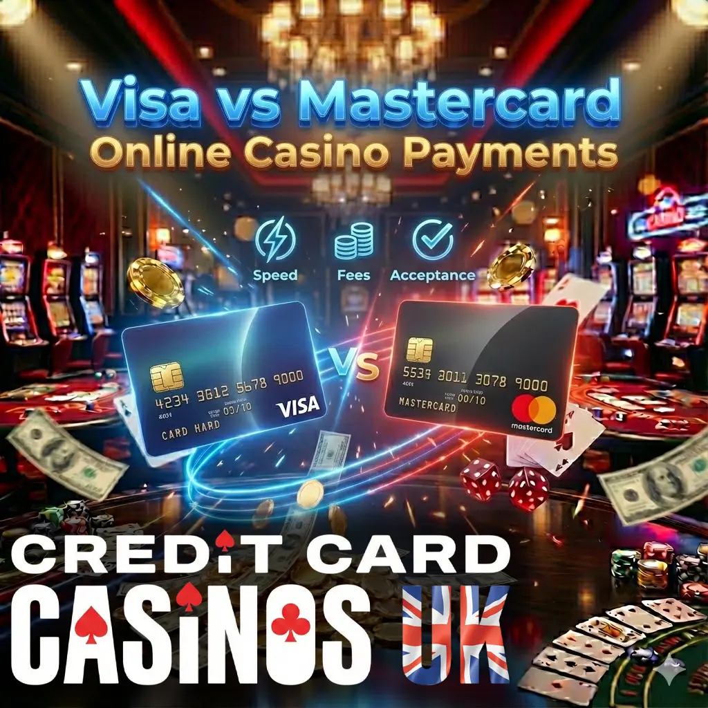 Comparison of casinos that accept Visa and Mastercard